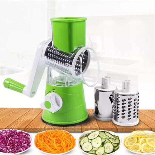 Manual Vegetable Cutter Slicer Multifunctional Round Slicer Gadget Multifunction Kitchen Gadget Food Processor Blender Cutter